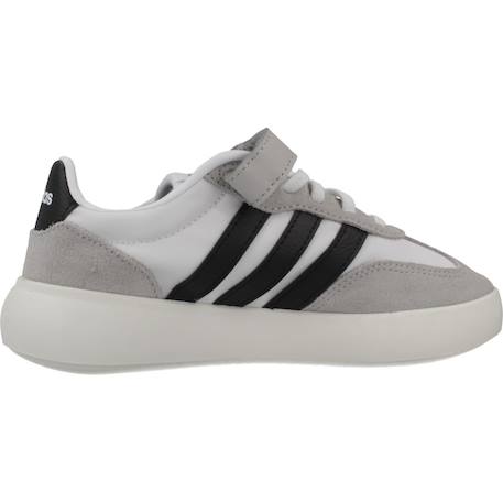 Baskets garçon en cuir à lacets urbain Gris white 1 - vertbaudet enfant 