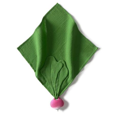 Maxi doudou - anneau de dentition - ramona le radis Rose 1 - vertbaudet enfant 
