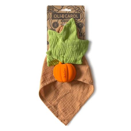 Maxi doudou - anneau de dentition - pipa la citrouille Orange 4 - vertbaudet enfant 