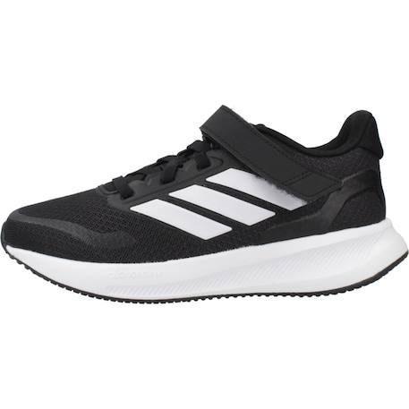 Baskets garçon en textile à lacets running Noir black 2 - vertbaudet enfant 