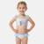 Maillot de bain 2 pièces fille la reine des neiges Bleu 1 - vertbaudet enfant 