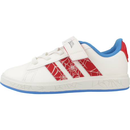 Basket garçon modèle grand court spiderman Blanc white 2 - vertbaudet enfant 