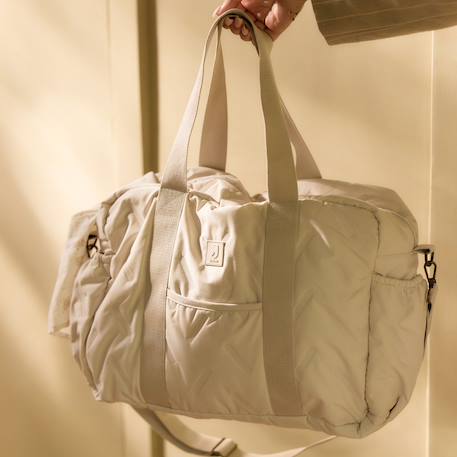 Sac à langer embossed lily sand Ecru+Marron 6 - vertbaudet enfant 