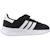 Basket garçon en textile style vintage lacets Noir black 1 - vertbaudet enfant 