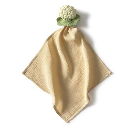 Maxi doudou - anneau de dentition - chloé le chou-fleur Blanc 1 - vertbaudet enfant 