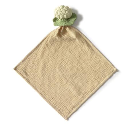 Maxi doudou - anneau de dentition - chloé le chou-fleur Blanc 2 - vertbaudet enfant 