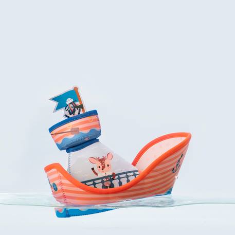Jouet de bain bateau de pirate jack Rouge, bleu, gris 4 - vertbaudet enfant 