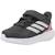 Baskets fille en textile à lacets running Gris grey 4 - vertbaudet enfant 