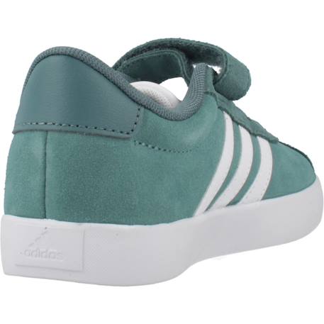 Baskets garçon en cuir à lacets court Vert azcepo 3 - vertbaudet enfant 