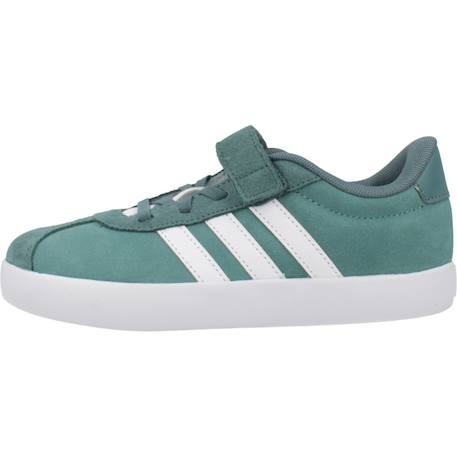 Baskets garçon en cuir à lacets court Vert azcepo 2 - vertbaudet enfant 