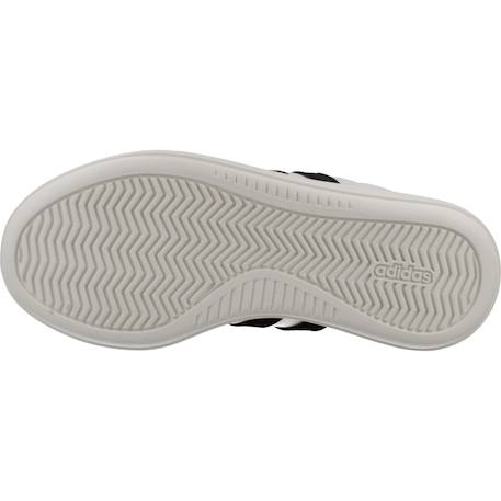 Baskets garçon en cuir à lacets urbain Gris white 6 - vertbaudet enfant 