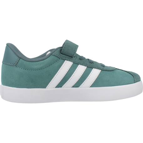 Baskets garçon en cuir à lacets court Vert azcepo 1 - vertbaudet enfant 
