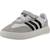 Baskets garçon en cuir à lacets urbain Gris white 4 - vertbaudet enfant 