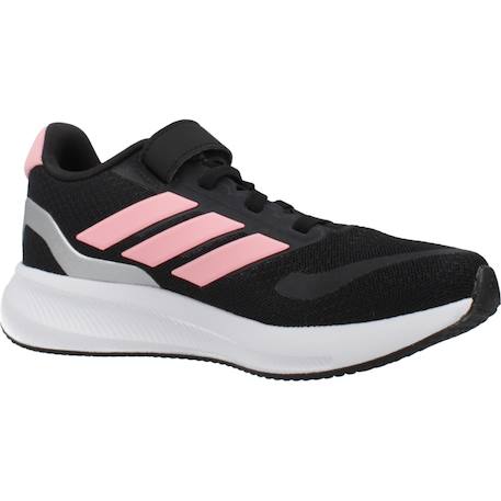 Basket garçon running en textile lacets Noir 5 - vertbaudet enfant 