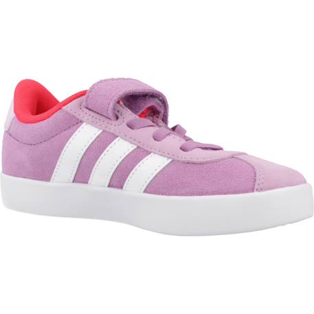 Baskets fille en cuir à scratch court Violet purado 5 - vertbaudet enfant 