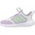 Baskets fille en textile à scratch confort Violet 2 - vertbaudet enfant 