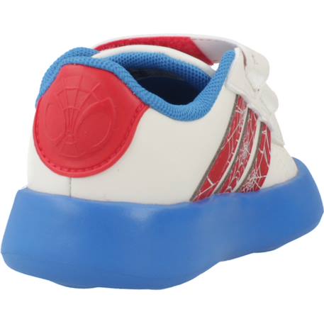 Baskets garçon à scratch motif spider-man Blanc white 3 - vertbaudet enfant 