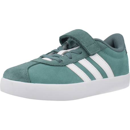 Baskets garçon en cuir à lacets court Vert azcepo 4 - vertbaudet enfant 
