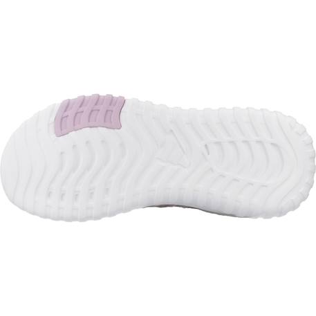 Baskets fille en textile à lacets running léger Vert et rose+Vert whtlcpnk 12 - vertbaudet enfant 