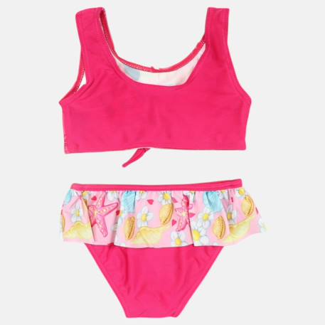 Maillot de bain enfant imprimé minnie Fushia+Rose 4 - vertbaudet enfant 
