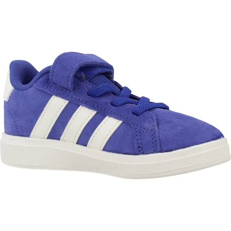Baskets garçon en cuir à scratch rétro Bleu 5 - vertbaudet enfant 