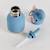 Mini gourde isotherme bestie éléphant Bleu, rose 4 - vertbaudet enfant 
