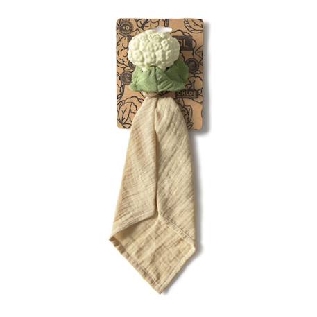 Maxi doudou - anneau de dentition - chloé le chou-fleur Blanc 4 - vertbaudet enfant 