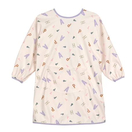Tablier imperméable manches longues enfants - happy fruits lilac Mauve 1 - vertbaudet enfant 