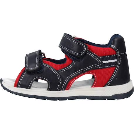 Sandales bébé garçon Bleu+Noir+Noir rouge 14 - vertbaudet enfant 
