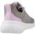 Baskets fille en textile à lacets running léger Vert et rose+Vert whtlcpnk 9 - vertbaudet enfant 