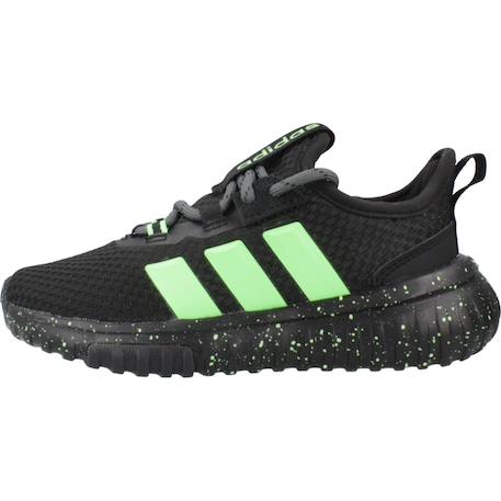 Baskets garçon en textile à lacets running léger Noir+Noir black 8 - vertbaudet enfant 
