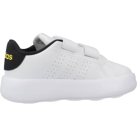 Baskets garçon à scratch motif Blanc white 1 - vertbaudet enfant 