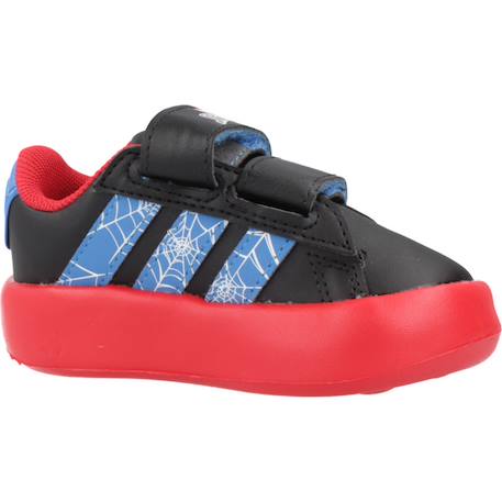 Baskets garçon à scratch motif spider-man Noir black 5 - vertbaudet enfant 