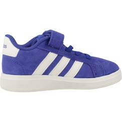 Chaussures-Basket garçon en cuir style rétro velcro