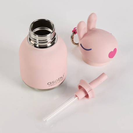 Mini gourde isotherme bestie lapin Rose 4 - vertbaudet enfant 