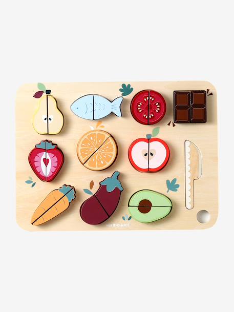 Puzzle fruits à découper en bois FSC® bois 4 - vertbaudet enfant 
