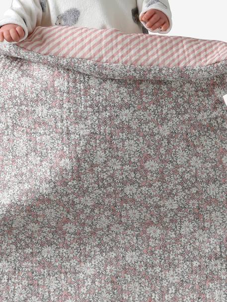 Couette + oreiller poupon en gaze de coton Fleurette+Marguerite+Retro Flower 8 - vertbaudet enfant 