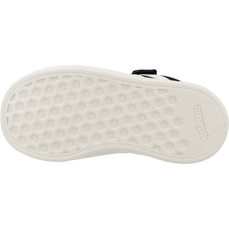 Baskets garçon en cuir à scratch rétro Noir black 6 - vertbaudet enfant 