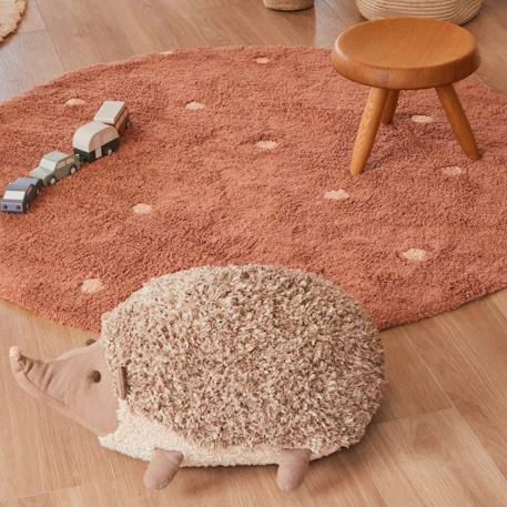 Coussin de sol enfant en coton hedgehog Naturel, marron clair 3 - vertbaudet enfant 