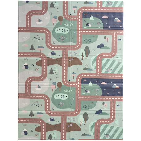 Tapis de motricité réversible Arche+Arcs beiges 3 - vertbaudet enfant 