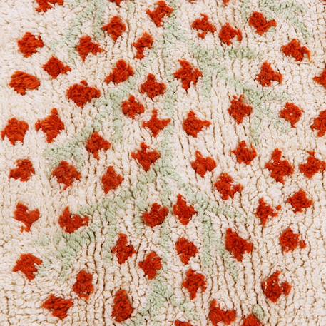 Tapis enfant lavable en coton botanic plants Bleu sauge, bleu vintage+Naturel, vert, moutarde, terracotta+Olive, rose, châtaigne, doré, naturel 9 - vertbaudet enfant 
