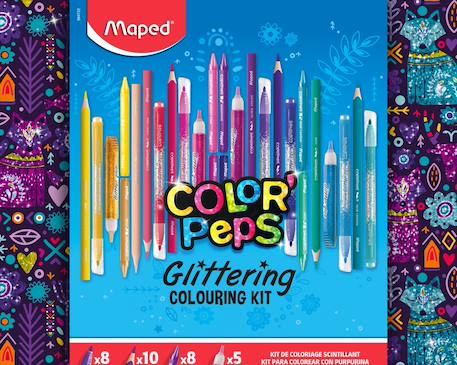 Kit de coloriage scintillant color peps MULTICOLORE 1 - vertbaudet enfant 