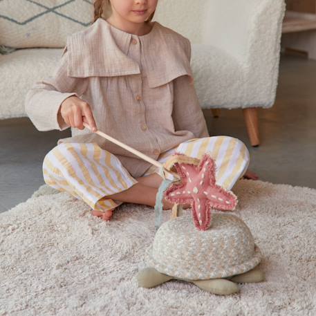 Baguette magique en coton starfish Rose canyon, rose, olive, miel 4 - vertbaudet enfant 