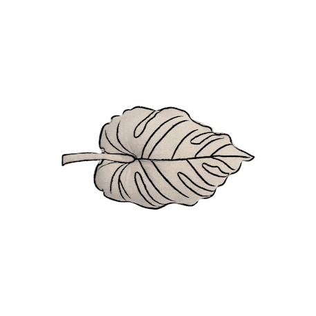 Coussin enfant en coton leaf Naturel, noir 2 - vertbaudet enfant 