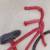 Poche murale suspendue cool kids ride bikes Naturel, gris foncé, rouge foncé 5 - vertbaudet enfant 