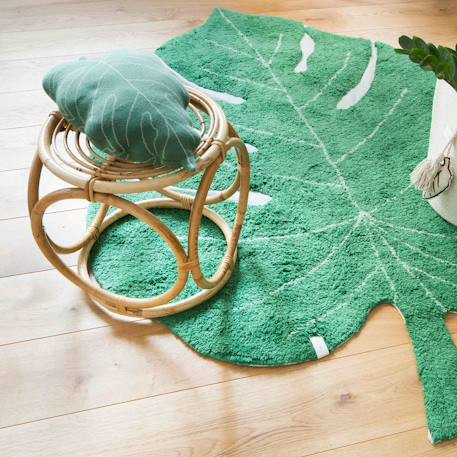 Coussin tricoté enfant baby leaf Vert, vert clair 1 - vertbaudet enfant 