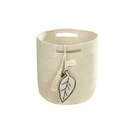 Panier enfant en coton leaf natural Naturel 2 - vertbaudet enfant 