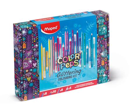 Kit de coloriage scintillant color peps MULTICOLORE 2 - vertbaudet enfant 