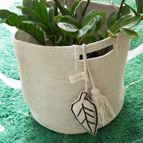 Panier enfant en coton leaf natural Naturel 4 - vertbaudet enfant 