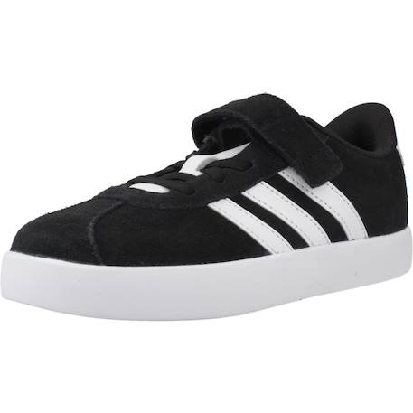 Baskets garçon en cuir à scratch court Noir 4 - vertbaudet enfant 